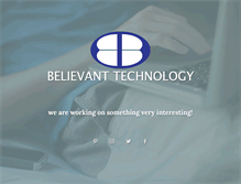 Tablet Screenshot of believant.com